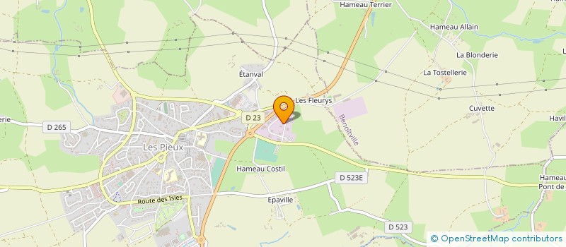 localisation de l'entreprise MONSIEUR MICHEL EGASSE  SIOUVILLE-HAGUE