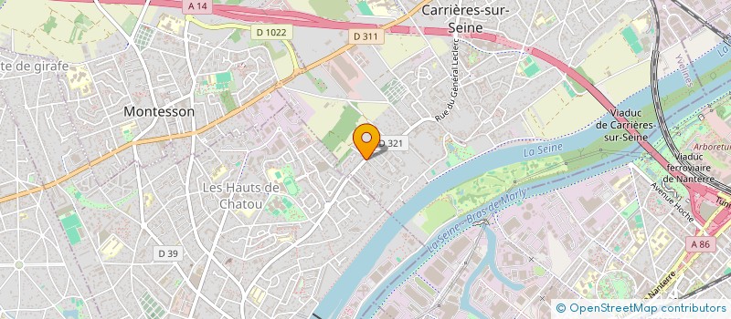 localisation de l'entreprise MONSIEUR MICHEL EGLI à CARRIERES-SUR-SEINE