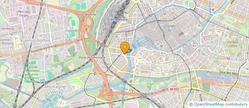 localisation de l'entreprise MONSIEUR MICHEL EINWILLER à STRASBOURG