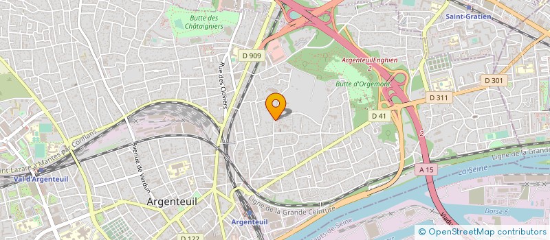 localisation de l'entreprise MONSIEUR MICHEL EISENZOPF  ARGENTEUIL