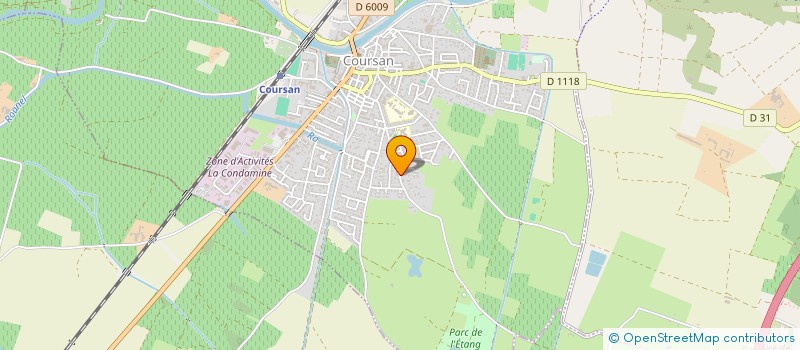 localisation de l'entreprise MONSIEUR MICHEL EJARGUE  COURSAN