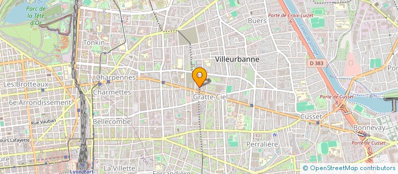 localisation de l'entreprise MONSIEUR MICHEL ELGRABLY à VILLEURBANNE
