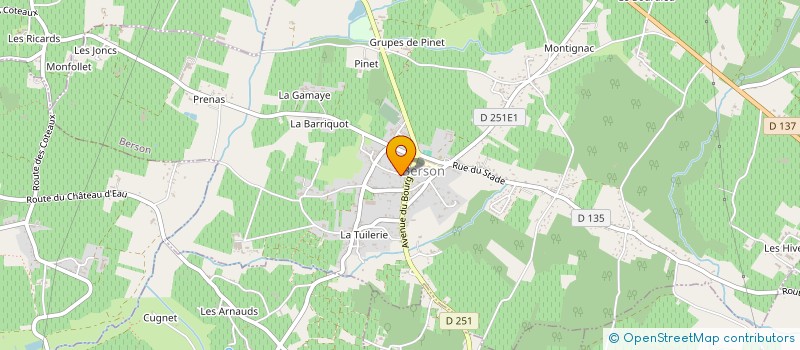 localisation de l'entreprise MONSIEUR MICHEL ELIE  BERSON