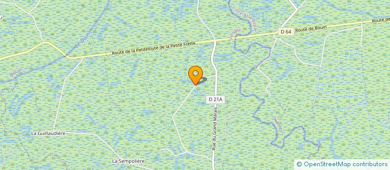 localisation de l'entreprise MONSIEUR MICHEL EMERIAU  BOIS-DE-CENE