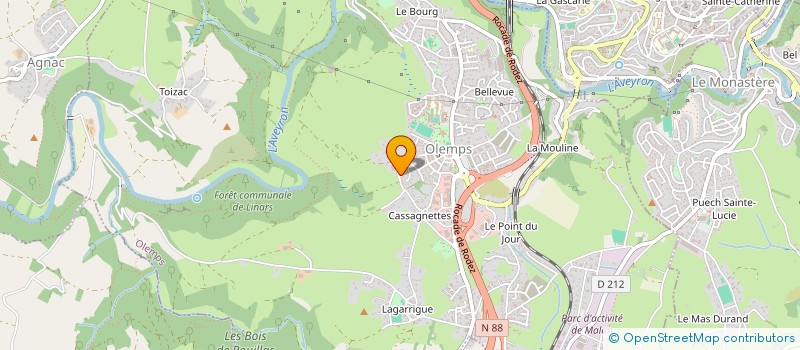 localisation de l'entreprise MONSIEUR MICHEL EMILE GEORGES LEVESQUE  OLEMPS