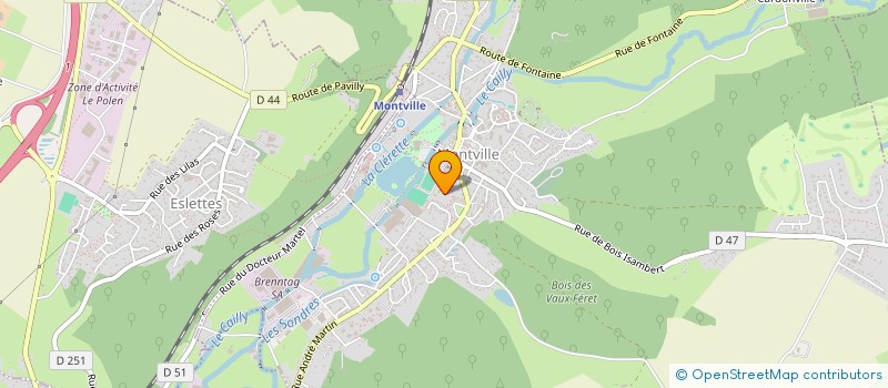 localisation de l'entreprise MONSIEUR MICHEL EMSHEIMER  MONTVILLE