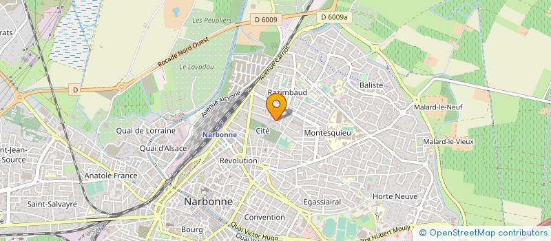 localisation de l'entreprise MONSIEUR MICHEL ENGEL  NARBONNE