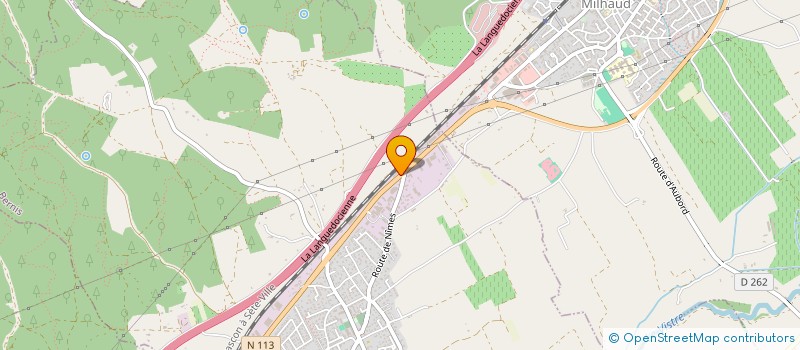 localisation de l'entreprise MONSIEUR MICHEL ENJOLRAS  BERNIS