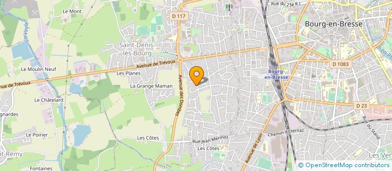 localisation de l'entreprise MONSIEUR MICHEL EPINAT à SAINT-DENIS-LES-BOURG