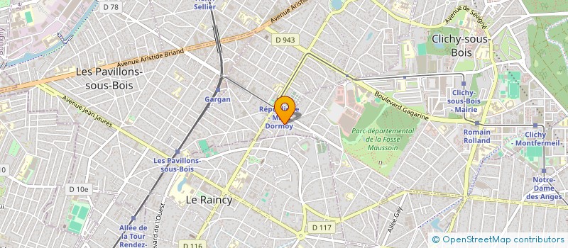 localisation de l'entreprise MONSIEUR MICHEL ERRECART à CLICHY-SOUS-BOIS