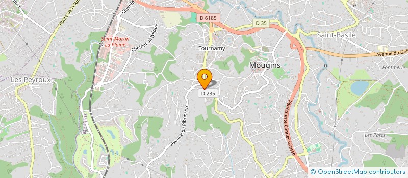 localisation de l'entreprise MONSIEUR MICHEL ESCAVY à MOUGINS