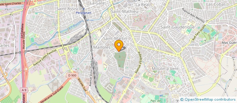 localisation de l'entreprise MONSIEUR MICHEL ESCRIBANO  PERPIGNAN