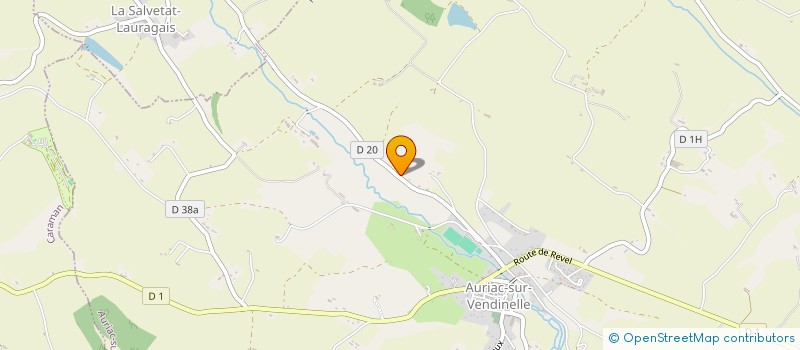 localisation de l'entreprise MONSIEUR MICHEL ESCUDIE  AURIAC-SUR-VENDINELLE