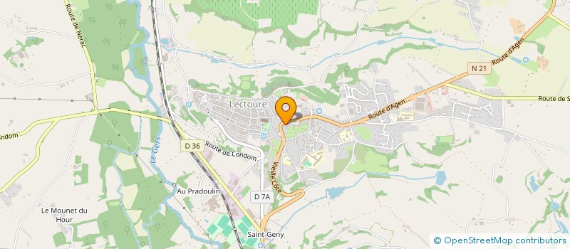 localisation de l'entreprise MONSIEUR MICHEL ESPADE  LECTOURE