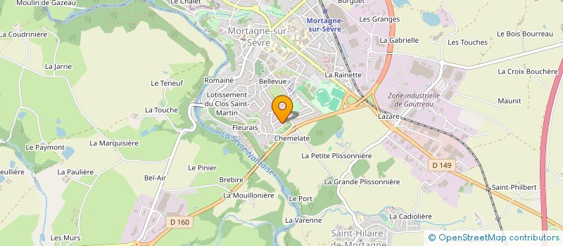 localisation de l'entreprise MONSIEUR MICHEL ESPINASSOU  MORTAGNE-SUR-SEVRE