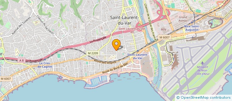 localisation de l'entreprise MONSIEUR MICHEL ESPOSITO à SAINT-LAURENT-DU-VAR