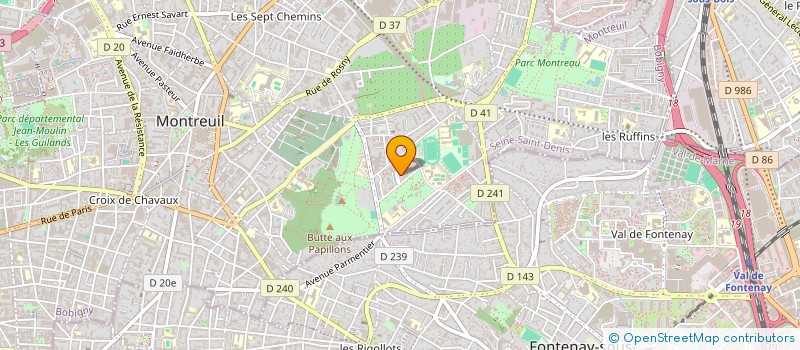 localisation de l'entreprise MONSIEUR MICHEL ESSOH à MONTREUIL