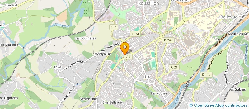 localisation de l'entreprise MONSIEUR MICHEL ESTEVE  ISLE