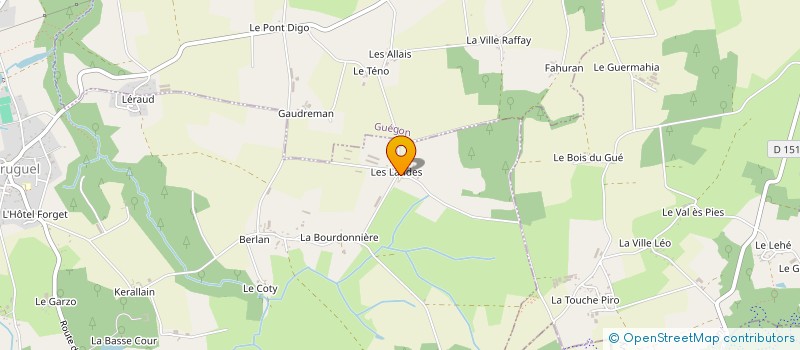 localisation de l'entreprise MONSIEUR MICHEL ETIENNE à CRUGUEL