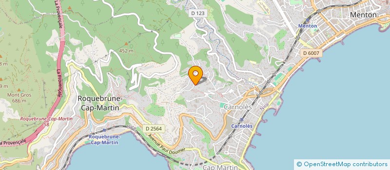 localisation de l'entreprise MONSIEUR MICHEL ETILE à ROQUEBRUNE-CAP-MARTIN