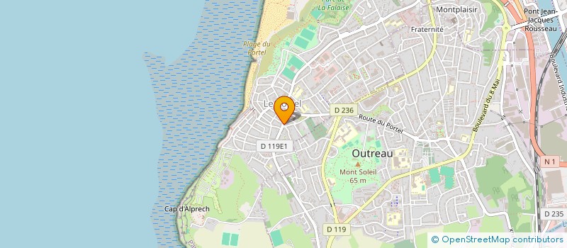 localisation de l'entreprise MONSIEUR MICHEL EURIN  LE PORTEL