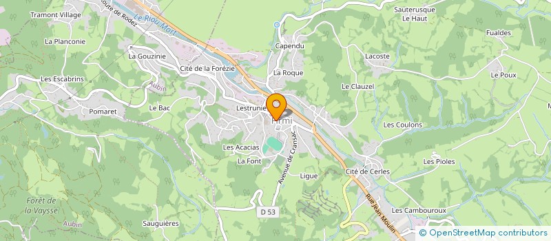 localisation de l'entreprise MONSIEUR MICHEL FABRE à FIRMI
