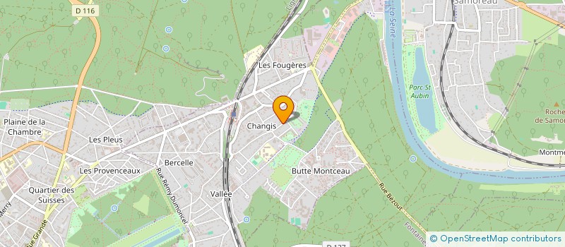 localisation de l'entreprise MONSIEUR MICHEL FABRE  AVON