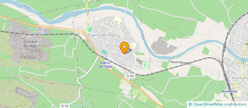 localisation de l'entreprise MONSIEUR MICHEL FABRE à ESPIRA DE L'AGLY