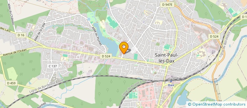 localisation de l'entreprise MONSIEUR MICHEL FABREGUES  MOLIETS-ET-MAA