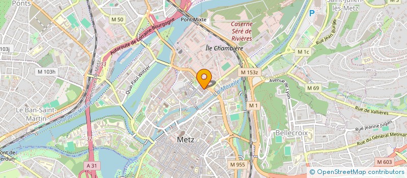 localisation de l'entreprise MONSIEUR MICHEL FABRI  METZ