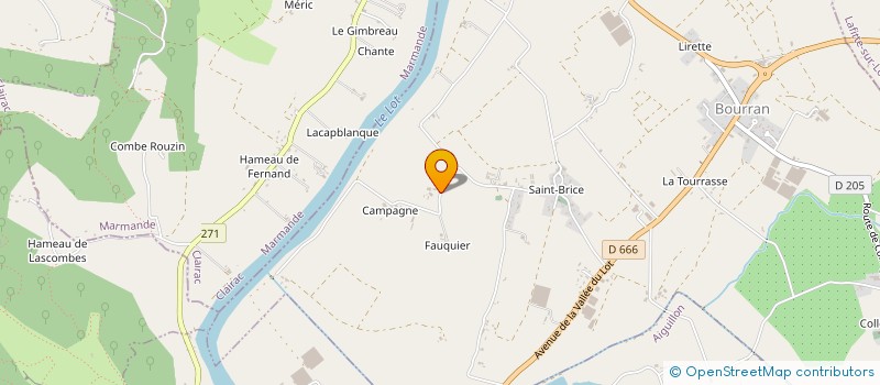 localisation de l'entreprise MONSIEUR MICHEL FACCI à BOURRAN