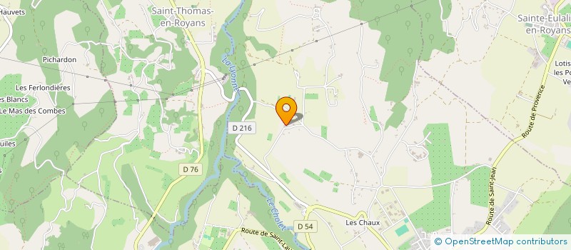 localisation de l'entreprise MONSIEUR MICHEL FAISAN  SAINT-LAURENT-EN-ROYANS