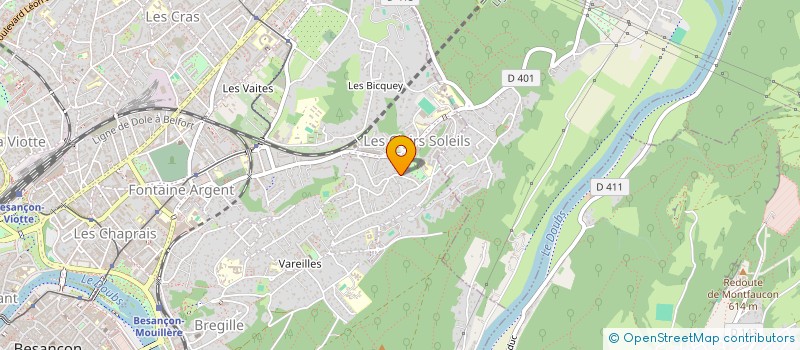localisation de l'entreprise MONSIEUR MICHEL FAIVRE à BESANCON