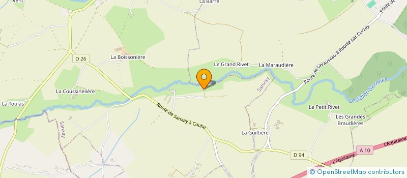 localisation de l'entreprise MONSIEUR MICHEL FALLOURD  SANXAY