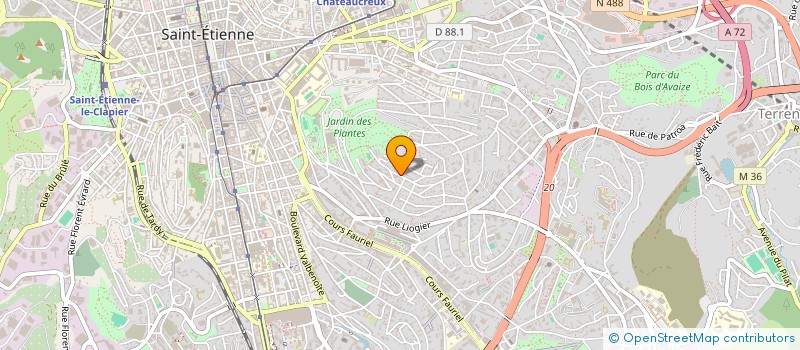 localisation de l'entreprise MONSIEUR MICHEL FALZONE à SAINT-ETIENNE