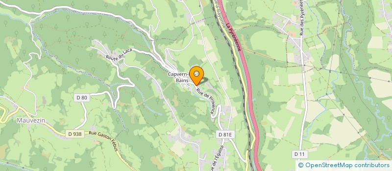 localisation de l'entreprise MONSIEUR MICHEL FANTINI  CAPVERN