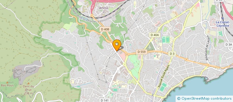 localisation de l'entreprise MONSIEUR MICHEL FARACI à LA CIOTAT