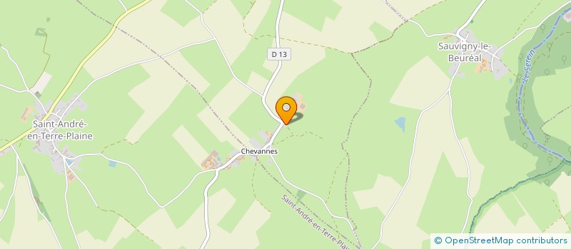 localisation de l'entreprise MONSIEUR MICHEL FARCY  SAVIGNY-EN-TERRE-PLAINE