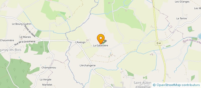localisation de l'entreprise MONSIEUR MICHEL FARDOIT à SAINT-AUBIN-D'APPENAI