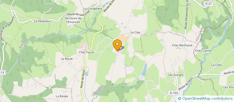 localisation de l'entreprise MONSIEUR MICHEL FARGE à PANISSIERES
