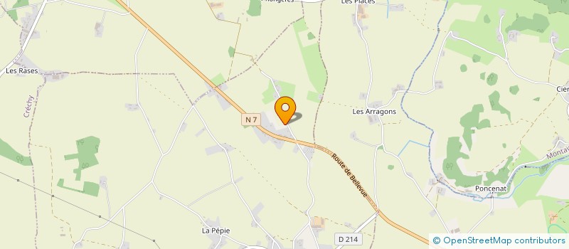 localisation de l'entreprise MONSIEUR MICHEL FARGUES  LANGY