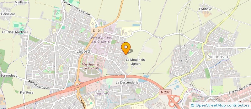 localisation de l'entreprise MONSIEUR MICHEL FARRE  LAGORD