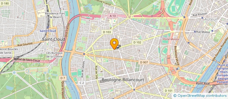 localisation de l'entreprise MONSIEUR MICHEL FARRET à BOULOGNE-BILLANCOURT