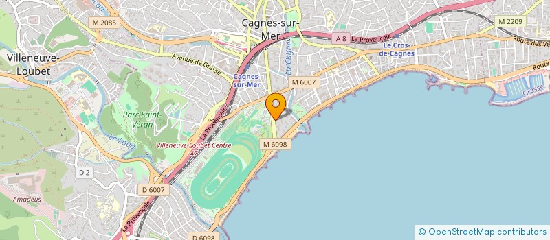 localisation de l'entreprise MONSIEUR MICHEL FASSIAUX à CAGNES-SUR-MER