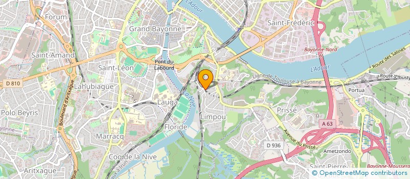 localisation de l'entreprise MONSIEUR MICHEL FAUBERT à BAYONNE