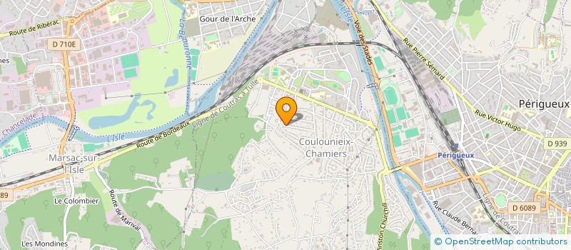 localisation de l'entreprise MONSIEUR MICHEL FAUCHER  COULOUNIEIX-CHAMIERS