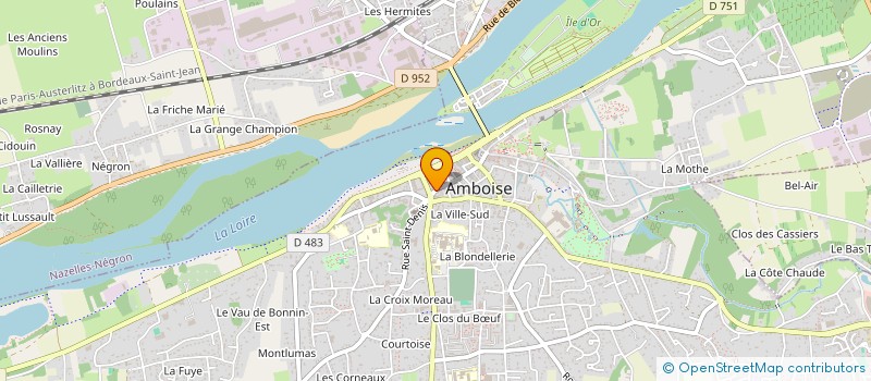 localisation de l'entreprise MONSIEUR MICHEL FAUGERON  AMBOISE