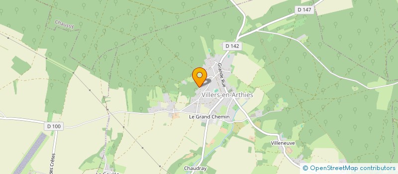 localisation de l'entreprise MONSIEUR MICHEL FAUQUET  VILLERS-EN-ARTHIES