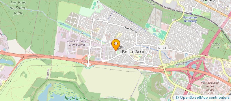localisation de l'entreprise MONSIEUR MICHEL FAUQUEUX à BOIS-D'ARCY