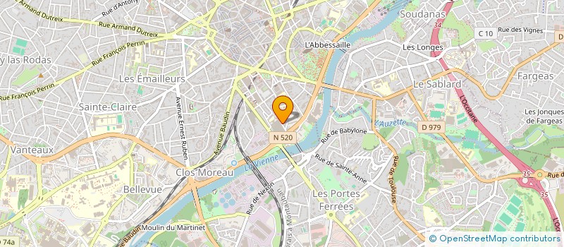 localisation de l'entreprise MONSIEUR MICHEL FAURE à LIMOGES